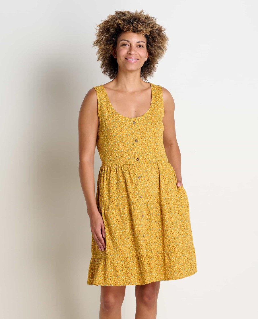 Toad & Co Manzana Tiered Sleeveless Dress