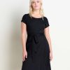 Toad & Co Cue Wrap Short Sleeve Dress