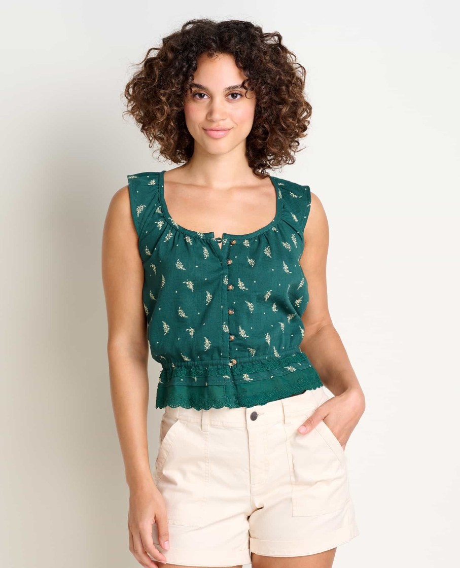 Toad & Co Manzana Ruffle Tank