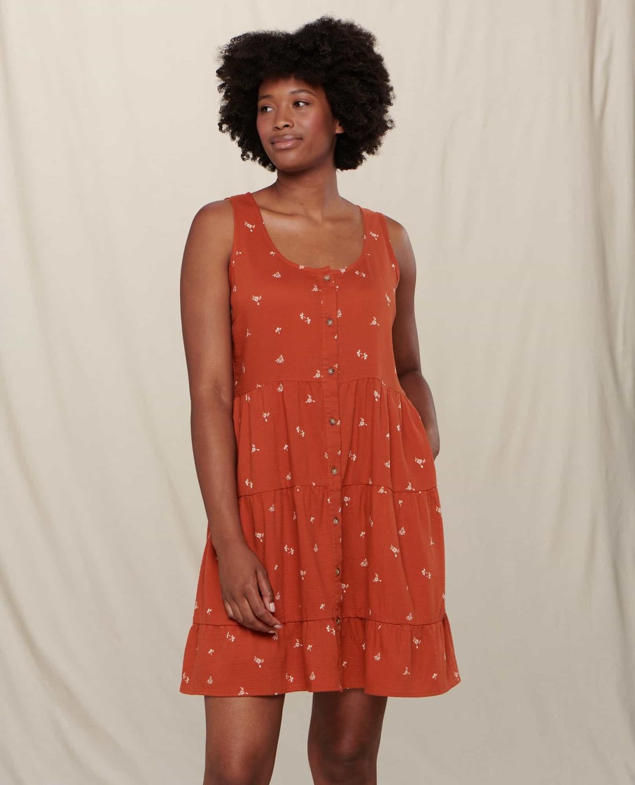 Toad & Co Manzana Tiered Sleeveless Dress