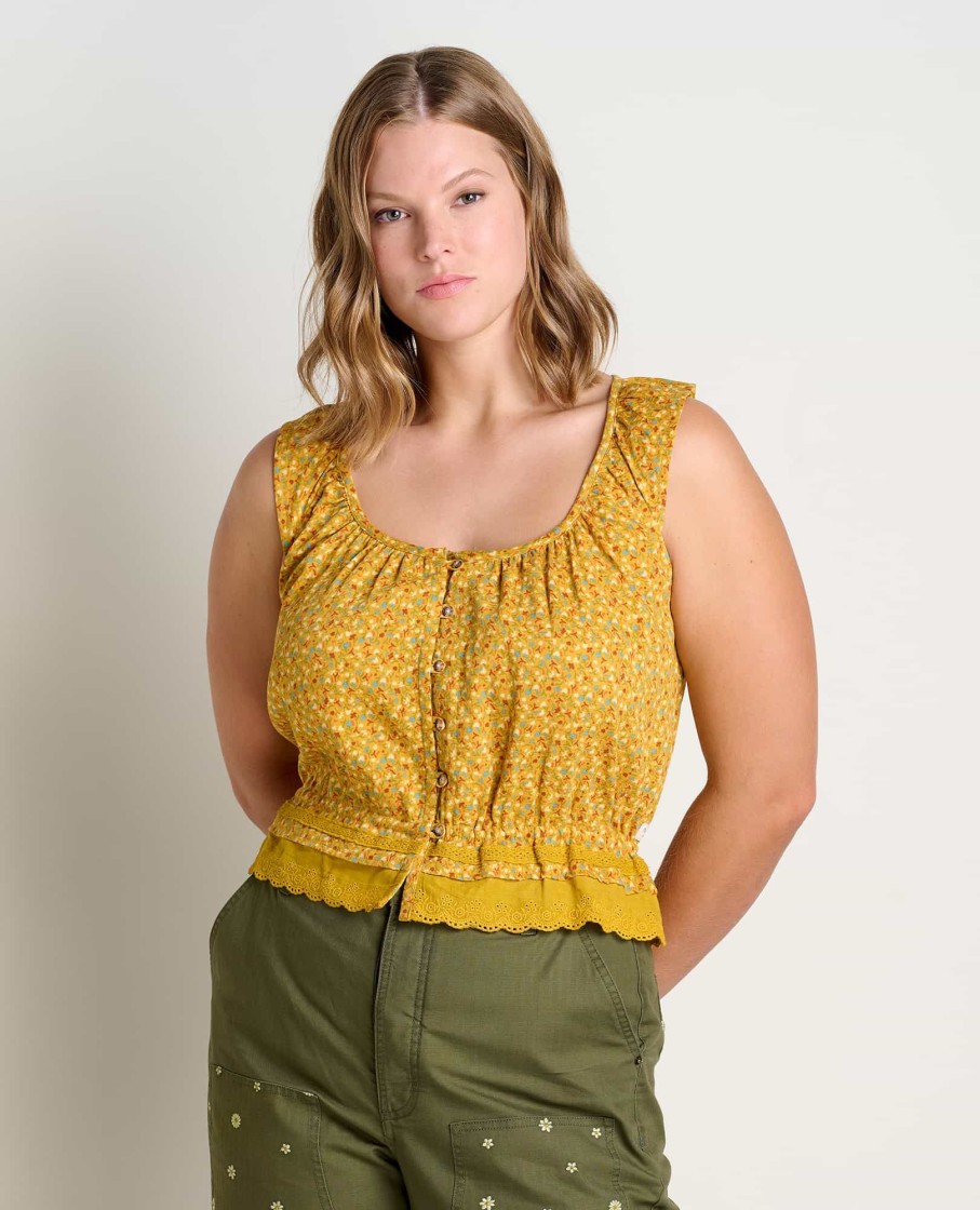 Toad & Co Manzana Ruffle Tank