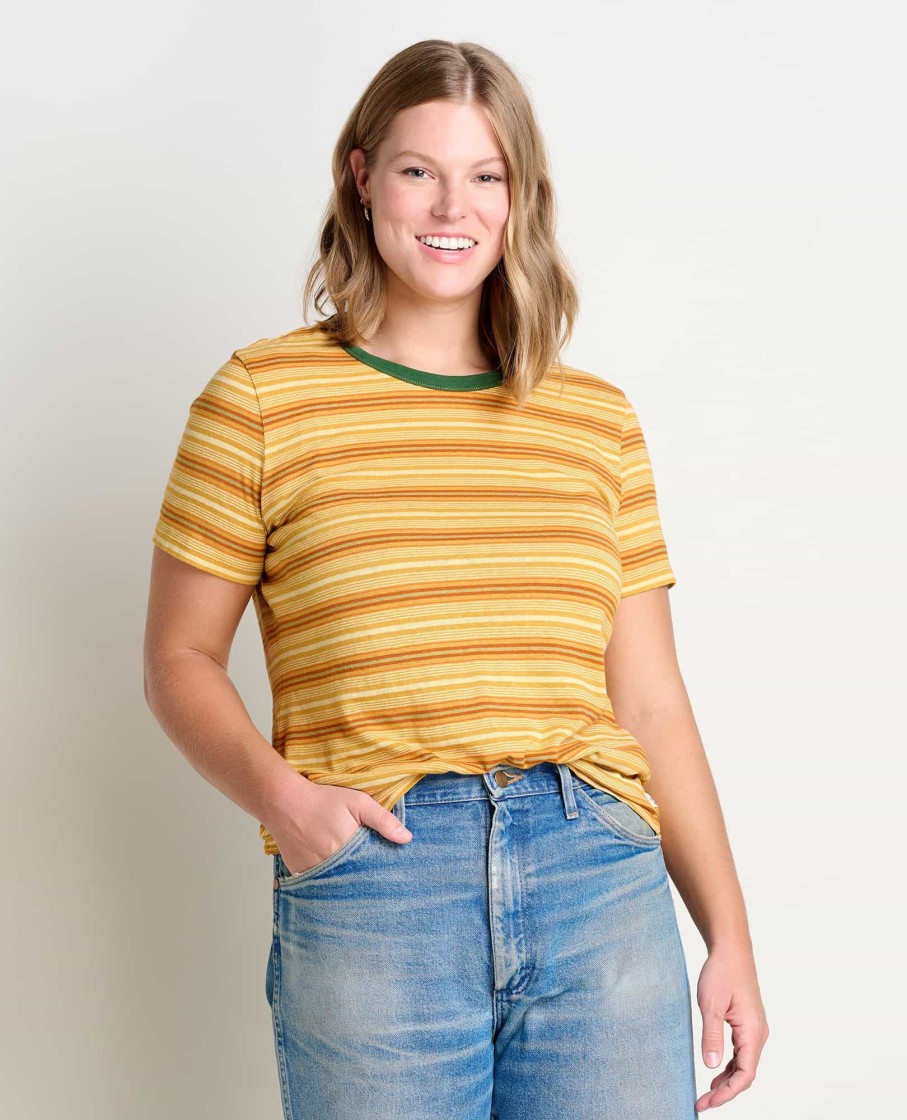 Toad & Co Women'S Grom Ringer Crew