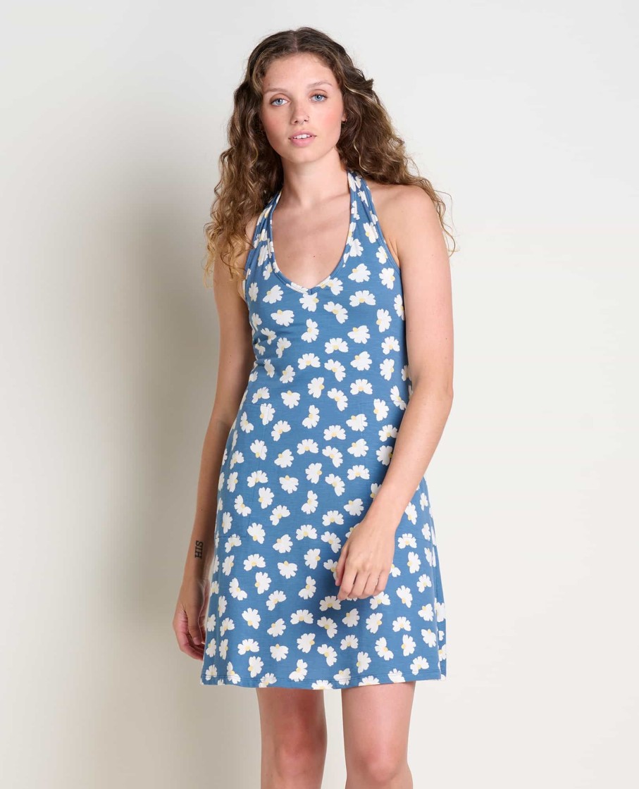 Toad & Co Plumeria Halter Dress