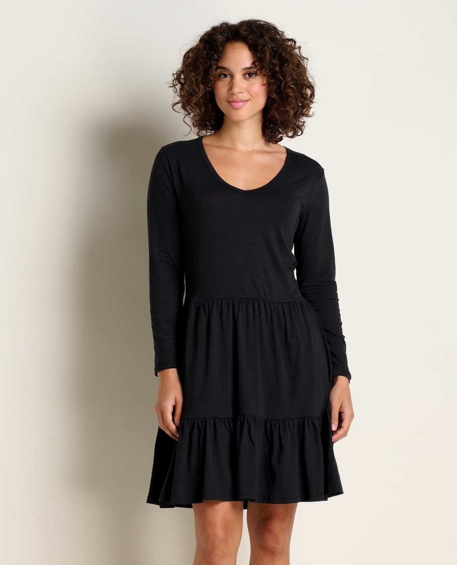 Toad & Co Marley Tiered Long Sleeve Dress