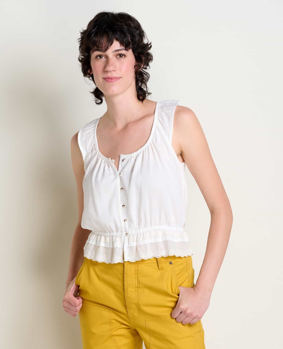 Toad & Co Manzana Ruffle Tank