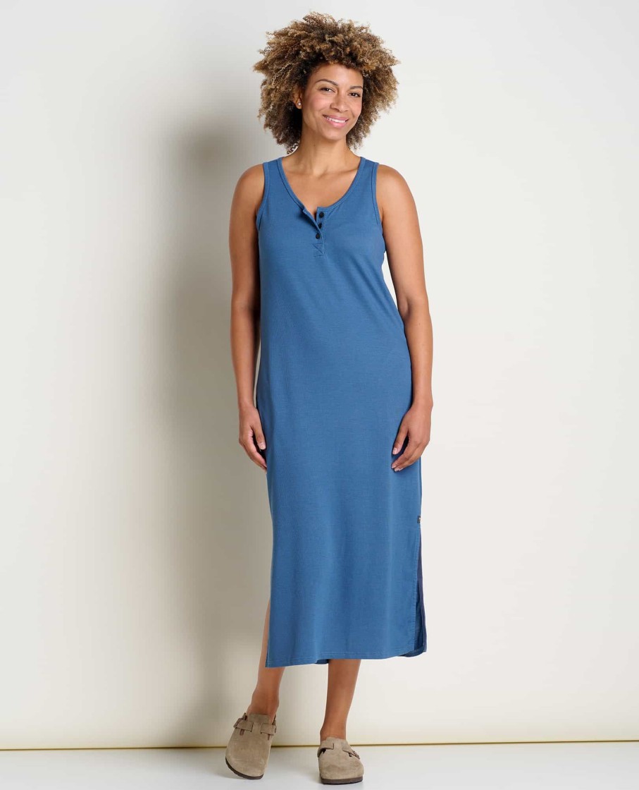 Toad & Co Piru Henley Midi Tank Dress