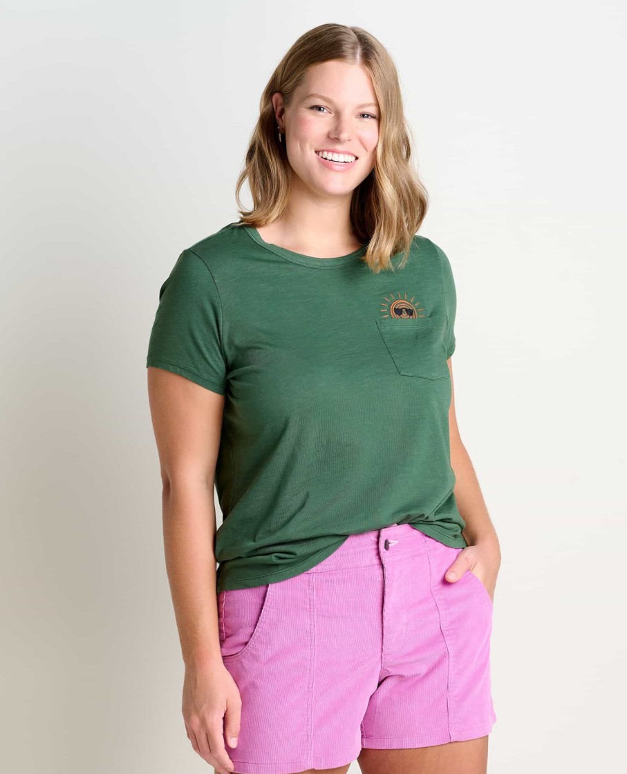 Toad & Co Women'S Primo Crew Embroidered