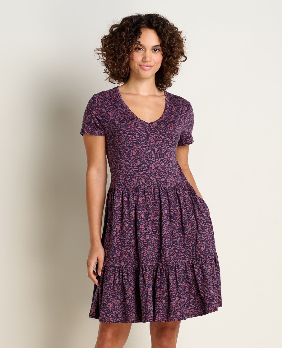 Toad & Co Marley Tiered Short Sleeve Dress