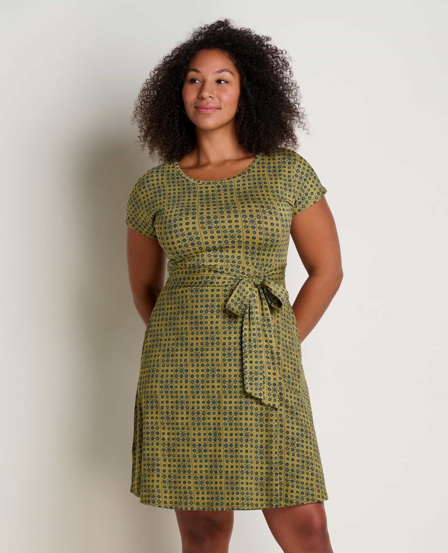 Toad & Co Cue Wrap Short Sleeve Dress