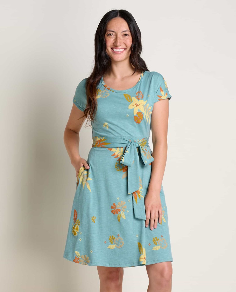 Toad & Co Cue Wrap Short Sleeve Dress