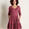 Toad & Co Marley Tiered Long Sleeve Dress