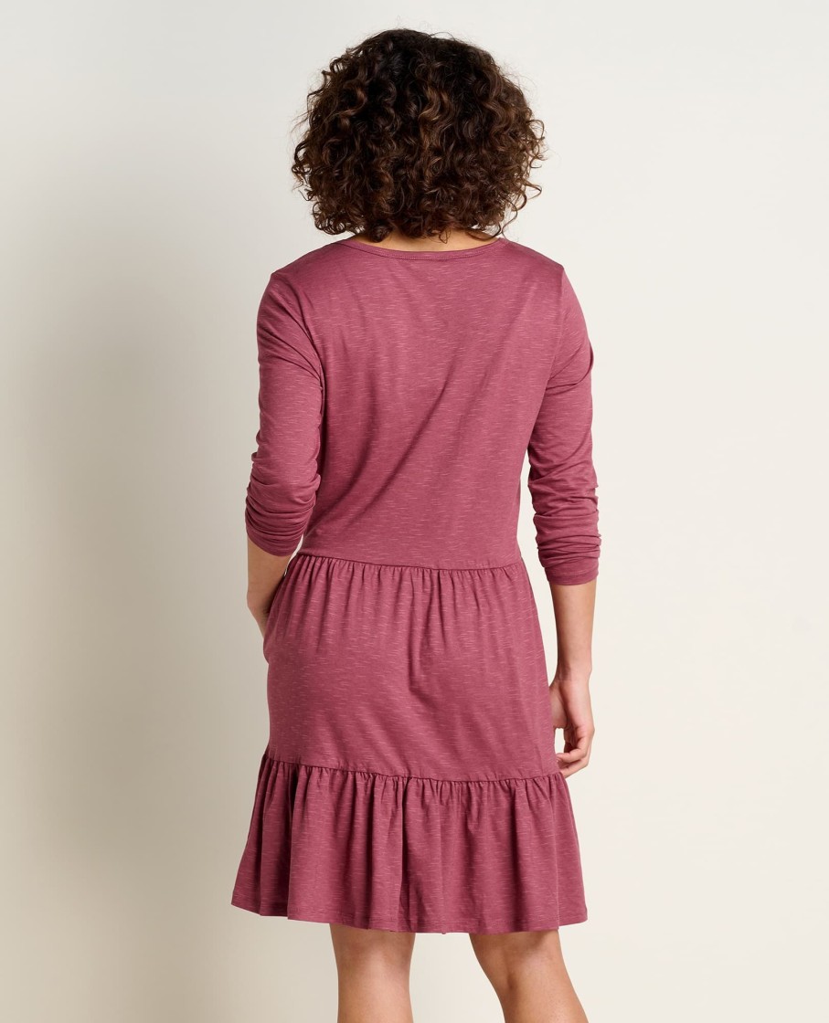 Toad & Co Marley Tiered Long Sleeve Dress