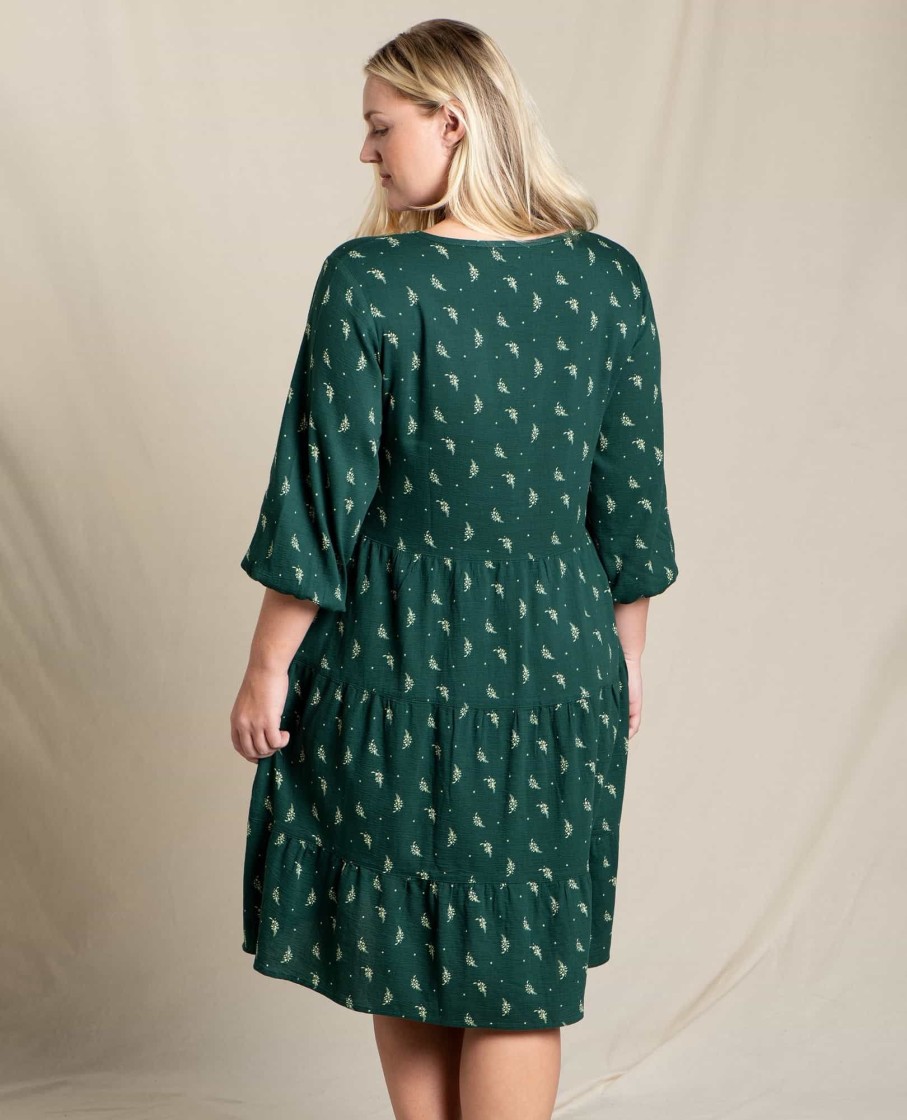 Toad & Co Manzana Tiered Long Sleeve Dress