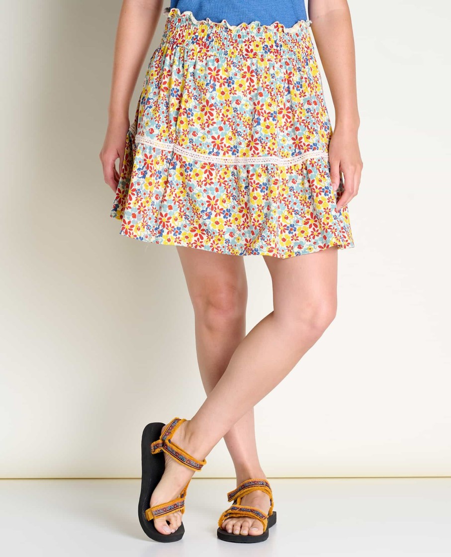 Toad & Co Marigold Ruffle Skirt