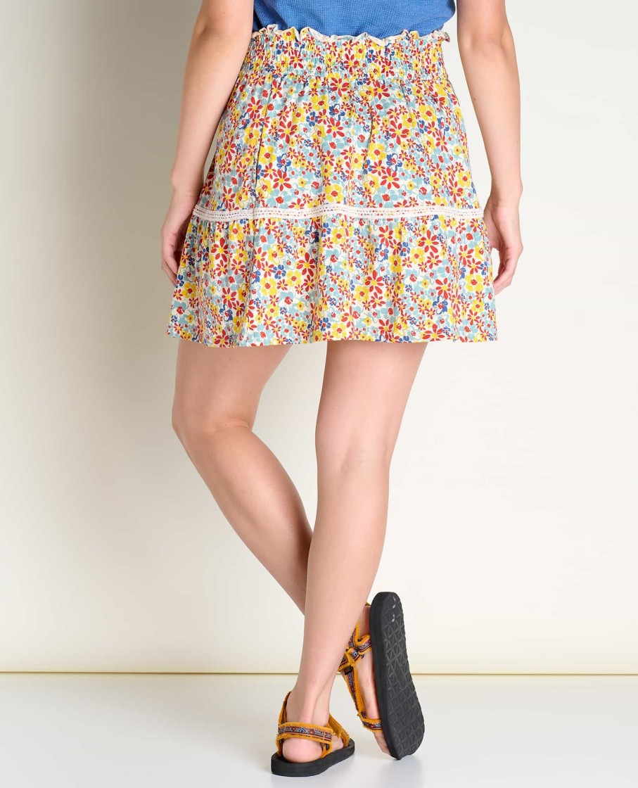 Toad & Co Marigold Ruffle Skirt