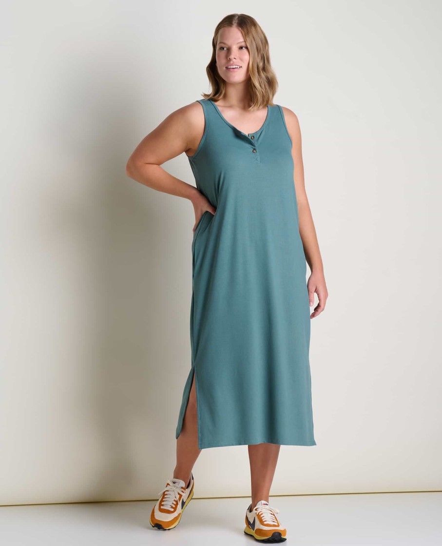 Toad & Co Piru Henley Midi Tank Dress